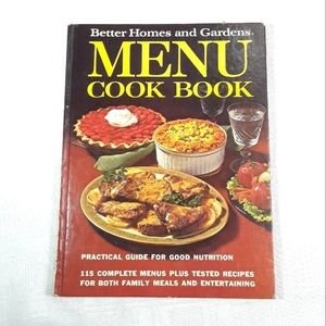 💜Vintage 1972 Better Homes & Gardens Cookbook Hardback Nutrition Kitchen Recipe